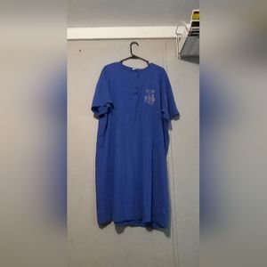 Long comfortable night gown